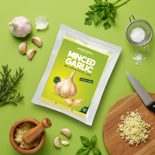 Minced Garlic Cubes