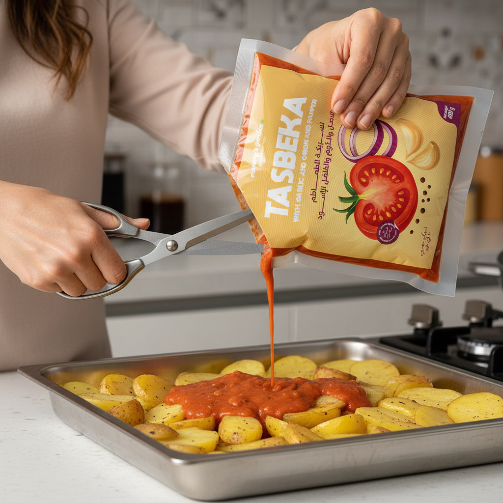 Tasbeka Tomato with garlic and onion