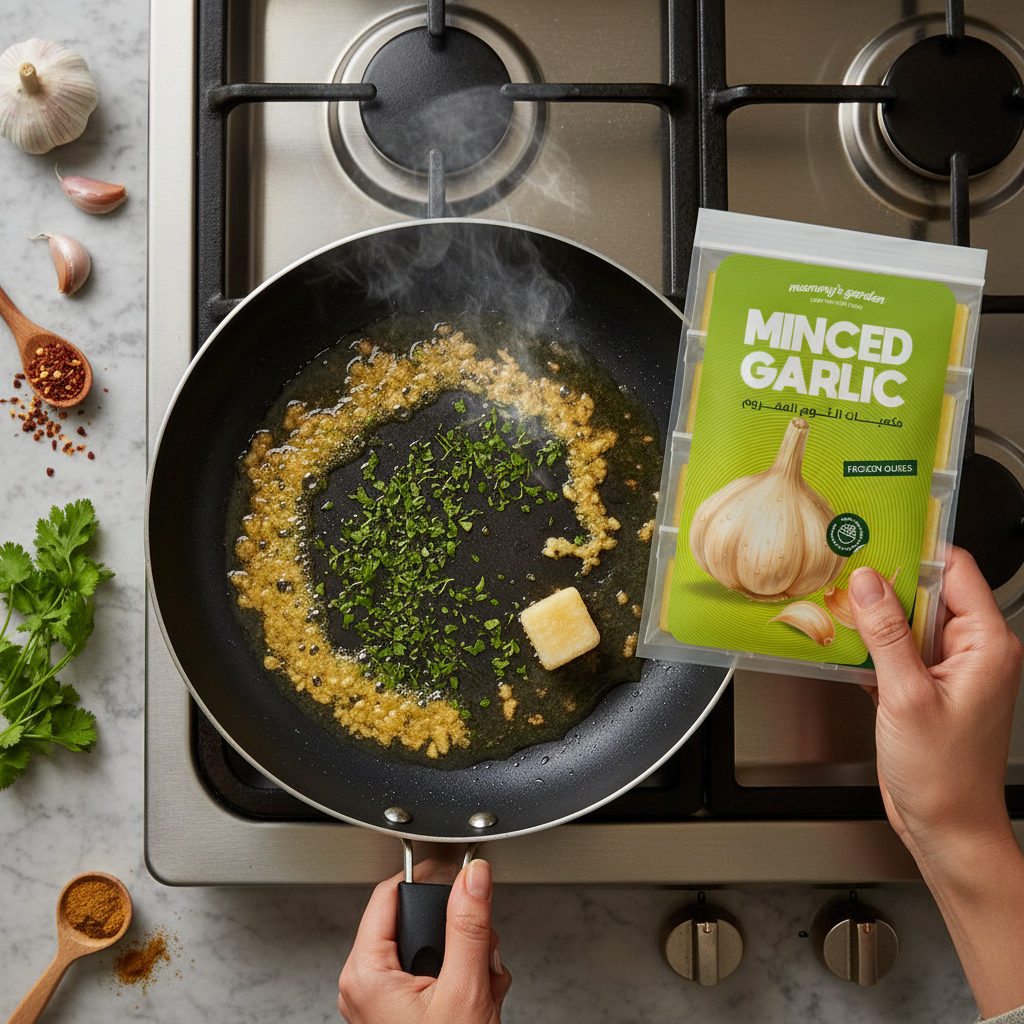 Minced Garlic Cubes